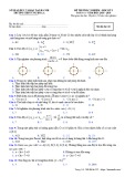 Đề thi HK 1 môn Toán lớp 11 năm 2019-2020 - THPT Ứng Hòa A