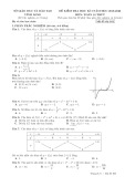 Đề thi HK 1 môn Toán lớp 12 năm 2019-2020 - Sở GD&ĐT Vĩnh Long