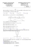 Đề thi HK 1 môn Toán lớp 12 năm 2019-2020 - THPT Phúc Thọ