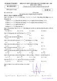 Đề thi HK 1 môn Toán lớp 12 năm 2019-2020 - Sở GD&ĐT Vĩnh Phúc