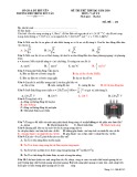 Đề thi thử THPT Quốc gia môn Vật lý năm 2020 - THPT Duy Tân
