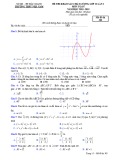 Đề thi khảo sát chất lượng môn Toán lớp 12 lần 1 năm học 2018-2019 (Mã đề 305)