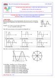 Tài liệu bài giảng khóa học luyện thi THPT quốc gia môn Vật lý 2019 - Đại cương đồ thị hình Sin