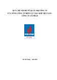 Quy chế nội bộ về quản trị công ty - Tổng Công ty Điện lực Dầu khí Việt Nam - Công ty Cổ phần