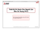 Bài giảng Thiết bị FA dành cho người lần đầu sử dụng (PLC)