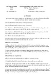 Quyết định 36/2019/QĐ-TTg