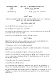 Quyết định 1869/2019/QĐ-TTg