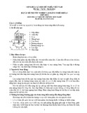 Đáp án đề thi tốt nghiệp cao đẳng nghề khoá I (2007-2010) môn Lý thuyết chuyên môn nghề - Mã đề thi: DA OTO-LT44