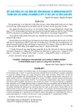 Kết quả phân lập xác định đặc tính sinh học và nhóm kháng huyết thanh của các chủng Salmonella spp. ở thịt lợn tại tỉnh Lạng Sơn