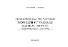 Bài giảng Chương trình giáo dục phổ thông môn Lịch sử và Địa lí – Cấp trung học cơ sở