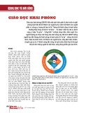 Giáo dục khai phóng