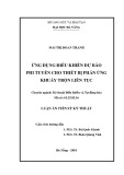 Luận án tiến sĩ Kỹ thuật: Ứng dụng điều khiển dự báo phi tuyến cho thiết bị phản ứng khuấy trộn liên tục