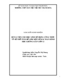 Sáng kiến kinh nghiệm: Rèn luyện cho học sinh sử dụng công thức tỷ số thể tích để giải một số bài toán hình học không gian lớp 12