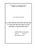 Sáng kiến kinh nghiệm: Quy trình thiết kế tình huống dạy học hợp tác trong dạy học khái niệm toán học (Thể hiện qua dạy hình học lớp 10)