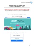 5 bước để tham gia một buổi họp Zoom trực tuyến