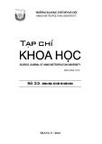 Tạp chí Khoa học: Số 33 - Khoa học xã hội và giáo dục