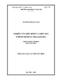 Tóm tắt Luận án tiến sĩ Y học: Nghiên cứu kiểu hình và kiểu gen ở bệnh nhi β-Thalassmia