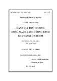 Luận án tiến sĩ Y học: Đánh giá tổn thương động mạch vành trong bệnh Kawasaki ở trẻ em
