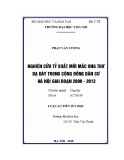 Luận án tiến sĩ Y học: Nghiên cứu tỷ suất mới mắc ung thư dạ dày trong cộng đồng dân cư Hà Nội giai đoạn 2009-2013