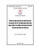 Luận án tiến sĩ Y học: Đánh giá hiệu quả điều trị nhồi máu não giai đoạn cấp do tắc động mạch não giữa bằng thuốc rtPA đường tĩnh mạch phối hợp với siêu âm Doppler xuyên sọ