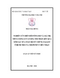 Luận án tiến sĩ Y học: Nghiên cứu biến đổi nồng độ và giá trị tiên lượng lưu lượng tim thấp, kết quả sớm sau sửa toàn bộ tứ chứng Fallot ở bệnh nhi của Troponin T siêu nhạy