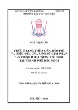 Tóm tắt Luận án tiến sĩ Y học: Thực trạng thừa cân, béo phì và hiệu quả của một số giải pháp can thiệp ở học sinh tiểu học tại thành phố Bắc Ninh