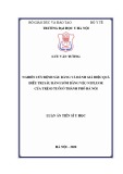 Luận án tiến sĩ Y học: Nghiên cứu bệnh sâu răng và đánh giá hiệu quả điều trị sâu răng sớm bằng Véc-ni fluor của trẻ 3 tuổi ở Thành phố Hà Nội