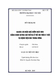 Luận án tiến sĩ Y học: Nghiên cứu hiệu quả kiểm soát hen bằng oxide nitric khí thở ra ở trẻ em trên 5 tuổi tại bệnh viện nhi Trung Ương