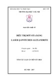 Tóm tắt Luận án Tiến sĩ Y học: Điều trị bớt Ota bằng Laser QS Alexandrite