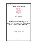 Luận án tiến sĩ Y học: Nghiên cứu đặc điểm lâm sàng trầm cảm và một số yếu tố liên quan ở bệnh nhân đái tháo đường týp 2