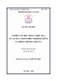 Tóm tắt Luận án tiến sĩ Y học: Nghiên cứu độc tính và hiệu quả của ACNECA trong điều trị bệnh trứng cá thông thường thể vừa