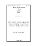 Luận án tiến sĩ Y học: Kết quả hóa trị phác đồ FOLFOX4 kết hợp Bevacizumab trong ung thư đại tràng di căn