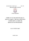 Luận án tiến sĩ Y học: Nghiên cứu sự thay đổi nồng độ của một số cytokin và tiểu quần thể tế bào lympho trước, sau điều trị bệnh luput ban đỏ hệ thống