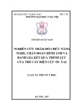 Luận án tiến sĩ Y học: Nghiên cứu thăm dò chức năng nghe, chẩn đoán hình ảnh và đánh giá kết quả thính lực của trẻ cấy điện cực ốc tai