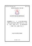 Luận án tiến sĩ Y học: Nghiên cứu đặc điểm lâm sàng, cận lâm sàng, siêu âm và cộng hưởng từ khớp gối ở bệnh nhân thoái hóa khớp gối