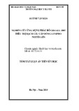 Tóm tắt Luận án tiến sĩ Y học: Nghiên cứu ứng dụng phác đồ GRAALL 2005 điều trị bạch cầu cấp dòng lympho người lớn