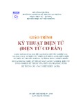 Giáo trình Kỹ thuật điện tử (Điện tử cơ bản): Phần 1 - CĐ Kỹ Thuật Cao Thắng