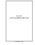 Bài giảng Luật Lao động Việt Nam