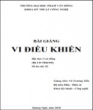 Bài giảng Vi điều khiển: Phần 2 - ĐH Phạm Văn Đồng