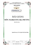 Bài giảng Marketing địa phương: Phần 1 - ĐH Phạm Văn Đồng