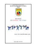 Bài giảng Vovinam – Việt võ đạo - ĐH Phạm Văn Đồng