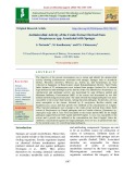 Antimicrobial activity of the crude extract derived from Streptomyces spp. associated with sponges