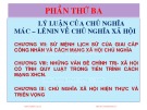 Bài giảng Lý luận của chủ nghĩa Mác – Lênin về chủ nghĩa xã hội