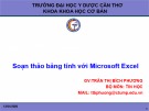 Bài giảng Tin học đại cương: Chương 5 - ThS. Trần Thị Bích Phượng