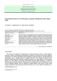 Experimental study of a woven fiberglass composite delamination under impact shock