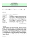Size and crack length effects on fracture toughness of polycrystalline graphite