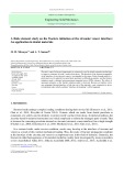 A finite element study on the fracture initiation at the zirconia/ veneer interface: An application in dental materials