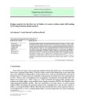 Fatigue analysis for the first row of blades of a micro turbine under full loading cycle using transient modal analysis