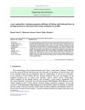 A new method for evaluation nominal coefficient of friction and frictional forces in turning and inserts characterization using cutting forces profiles