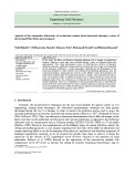 Analysis of the attenuative behaviour of accelerated cement based materials through a series of ultrasound Pulse Echo measurements